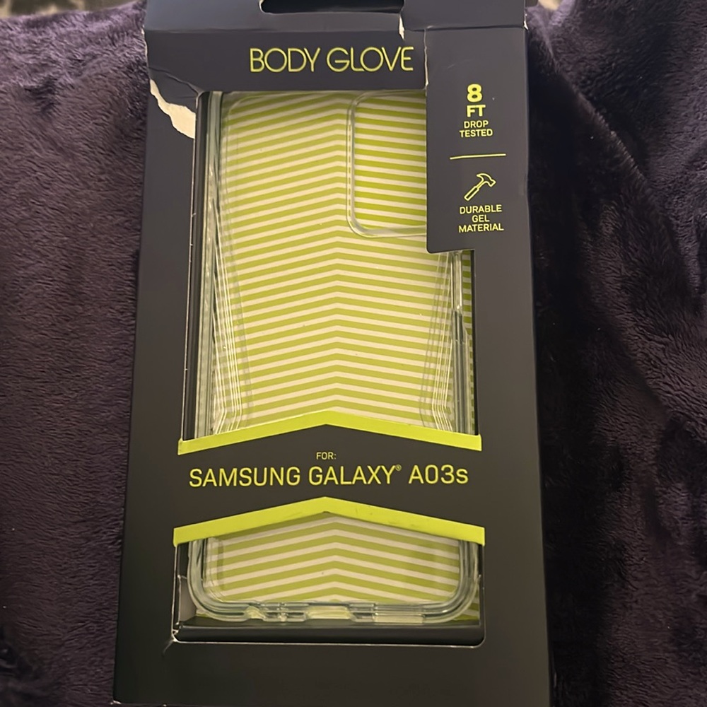 Body Glove Cell Phone Case Clear Green NEW Fits Samsung Galaxy A03 Durable